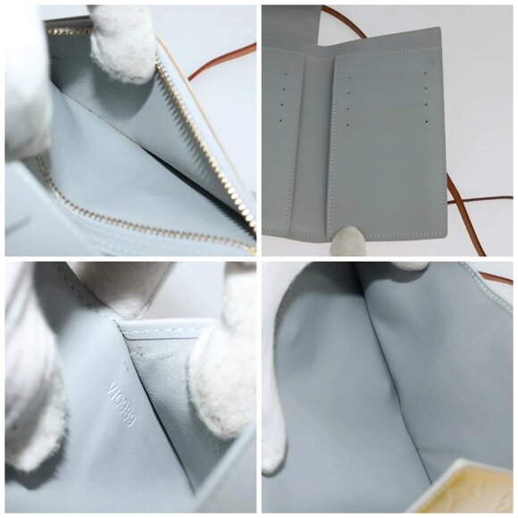 LOUIS VUITTON Monogram Vernis Walker Wallet Gris M91031 LV Auth 141125 - Picture 15 of 16